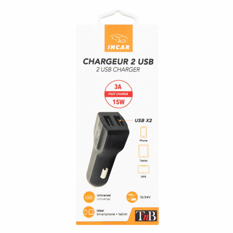 CHARGEUR ALL-CIGARE 3A-2 USB