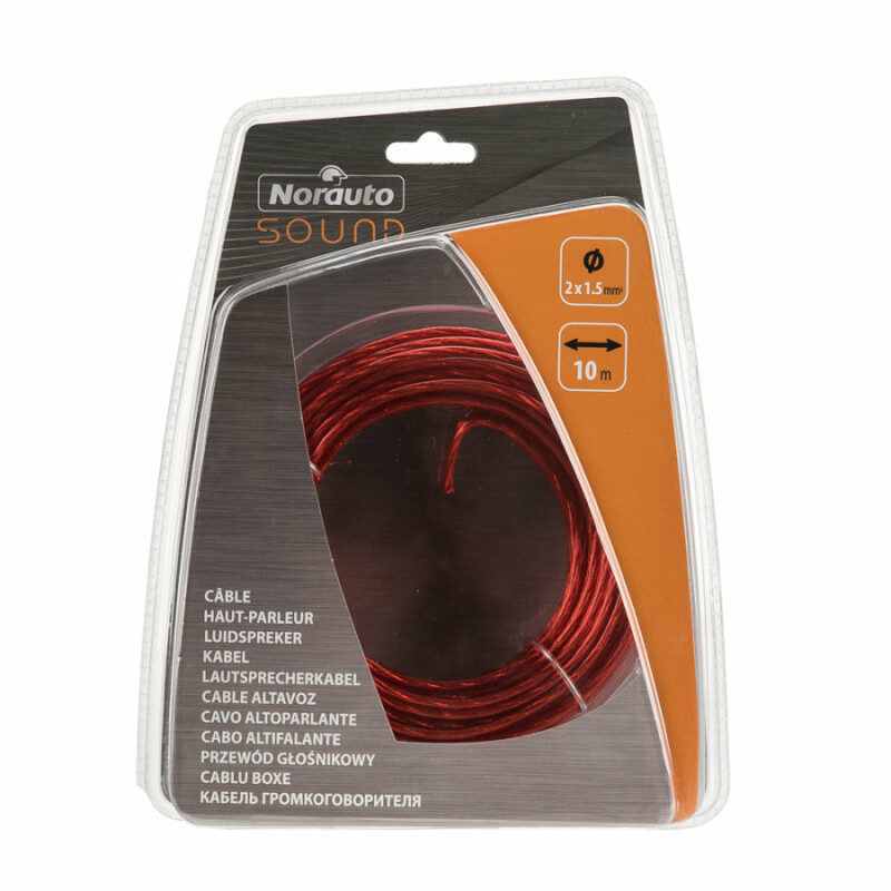 10M HP CABLE RED 2X1.5MM2