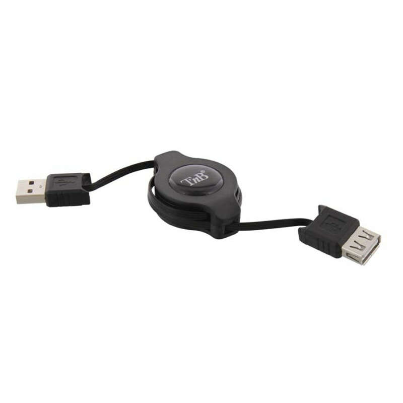 CABLE RETRACT.USB MALE FEMELLE