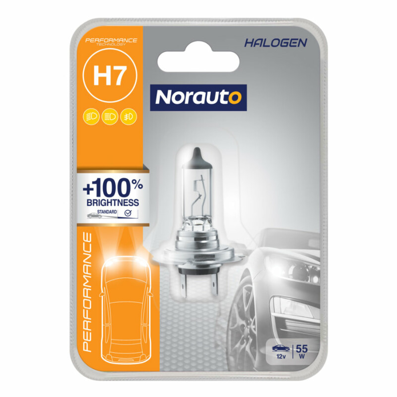1AMPOULE NORAUTO H7 PERF.+100